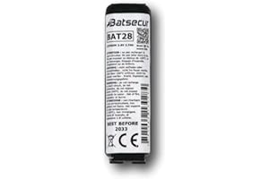 BATSÉCUR Batteria BAT28 compatibile BATLi28 BATLi38 BAT38 3.6V 2.7Ah DAITEM LOGISTY