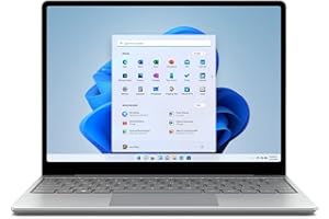 Microsoft Surface Laptop Go 2, 12,45 Zoll Laptop (Intel Core i5, 8GB RAM, 256GB SSD, Win 11 Home) Platin