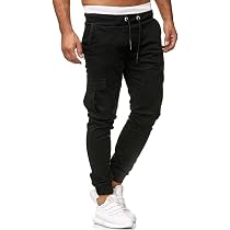 Pantaloni Uomo Eleganti Larghi - Tessuto Chino Elastico Comodo Ufficio E Tempo Libero