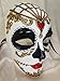 Price comparison product image Ladies Volto Full Face Day of the Dead Traditional Venetian Masquerade Mask with Gothic Twist