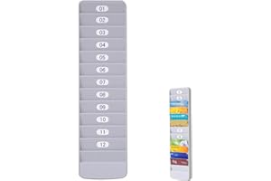 CAIYUANGJ Soporte De Pared para Tarjetas De Pared, Soporte De Pared Para Tarjetas De Empleado, Montado Pared Porta Tarjetas De Asistencia, 12 Ranuras De Tarjetas, Clasificacin De Tarjetas, para Oficinas
