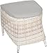 Produktbild Fußbank Hocker Soho Beach grau/beige 50x52,5x42cm