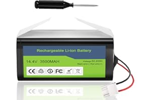 PAISUE Tesvor X500 Akku, 14.4V 3500mAh hohe Kapazität Li-Ion Ersatz-Akku für Eufy RoboVac 11 11S 11S MAX,15C 15C MAX,Hybrid RoboVac 30 30C 35C,Deebot N79S N79 mit Schraubendreher