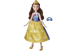 Disney Princess - Bella Vestido mágico - Muñeca de Cambio rápido de Ropa Inspirada en la película La Bella y la Bestia - Juguete para niñas de 3 años en adelante