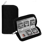 illios™ Memory Card Holder SD Card Carrying Case 8 Pages and 24 Slots Zippered Storage Bag RS.300 (40.00% Off) - Amazon