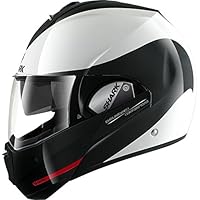 Shark evoline 3 oímos casco de moto weiss-schwarz-rot Talla:M(57/58)
