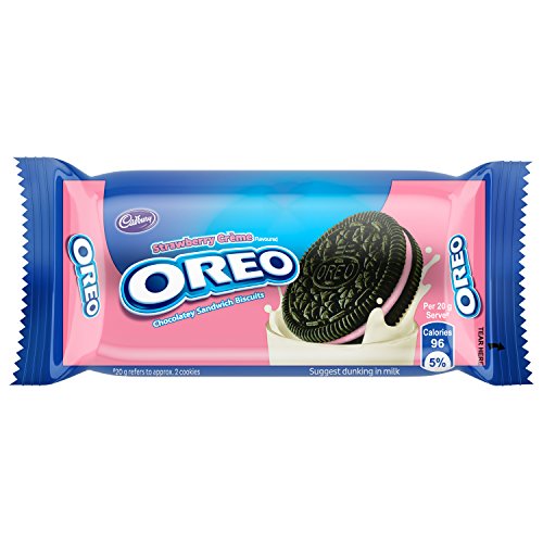 Cadbury Oreo Strawberry Crème Biscuit, 51.5 g