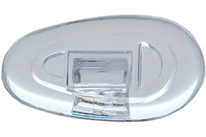 ‎NASENFAHRRAD24 2 Paar (4 Stück) Nasenpads/Brillenpads - Silikon Klicksystem, verschie. Größen (Tropfen 13mm)