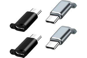 YRIKE USB C Adapter (4 Stück), Micro USB zu USB C Adapter, OTG Adapter, USB C Stecker auf Micro USB Buchse Adapter, kompatibel mit MacBook Pro, Samsung Galaxy und USB C Geräten