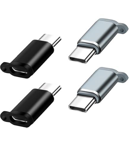 4 Adattatori Micro USB A USB-C In Alluminio - Per Carica E Trasferimento Dati, Compatibili Con Dispositivi Android E Altri - Foto 9