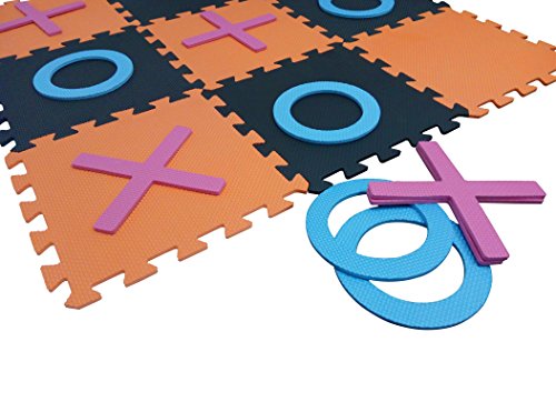 Funmate EVA Giant Indoor & Outdoor Naughts and Crosses Game,Garden Tic Tac Toe Game ,EVA Foam Floor Mat,Kids Adults Family Outdoor Lawn Game Funmate EVA Giant Indoor & Outdoor Naughts and Crosses Game,Garden Tic Tac Toe Game ,EVA Foam Floor Mat,Kids Adults Family Outdoor Lawn Game