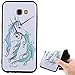 Produktbild Hülle für Samsung Galaxy A5 2017,Handyhülle für Samsung Galaxy A5 2017,Ultra Dünn Handyhülle,Leweiany 3D Kreativ Bunte Malerei Weißes Pferd Painted Matt Prägung Muster Ultra Dünn Soft TPU Silikon Gummi Schutzhülle Kratzfeste und Scratch-Resistant Handytasche Schutz Handy Hülle Case Rückseite Handy Tasche Premium Shell Slim Etui Schale Bumper Case für Samsung Galaxy A5 2017 Anti-Scratch Schutzhülle