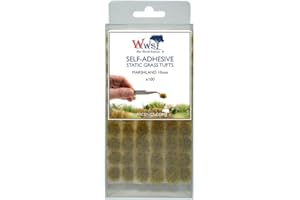 War World Scenics 10mm Selbstklebende Statische Grasbüschel x 100 - Moor