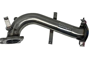 MRMOTORSPORT Downpipe ihi skat 63.5 mm con doppia sonda per motori 1.4 t-jet compatibile con abarth 500/grande punto, compatibile con alfa romeo mito/giulietta, compatibile con fiat bravo/tipo 120 130 145 155 cv