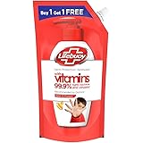 Lifebuoy Total 10 Germ Protection Liquid Handwash Refill Pack, 675ml (1+1 Free Combo) | Kills 99.9% Germs | Liquid Handwash F