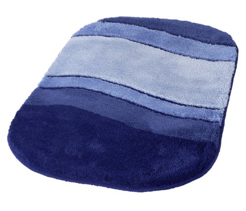 Kleine Wolke 5476712360 Badteppich Siesta, 60 x 100 cm, Sorrento-azurblau