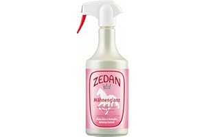 RL24 Zedan - Mähnenspray für Pferde | für seidigen Glanz & Kämmbarkeit | Schweifspray für Pferde | Pflege mit Provitamin B5 & natürlichem Vitamin E | 1 x 750 ml Spray