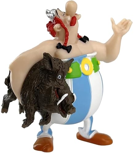 Plastoy SAS 60402 - Obelix Mit Idefix - Schlüsselanhänger