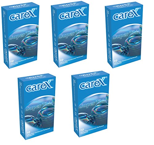 Carex Condoms - Super Thin (Karex,Malaysia) 5 x 10s… … RS.280 (53.00% Off) - Amazon