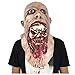 Produktbild GHH Beängstigend Böse Monster Maske Doppel-Gesicht Latex Gummi-Maske Mit Clown Dress up Zombie-Kostüm Party Gummi-Latex-Maske Für Halloween/Geburtstagsfeiern, Karnevals Dekorationen (Blut)