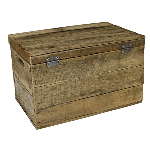 Whisky Holzkiste, mittel (31x50x30cm), Vintage, Weinkiste, Obstkiste mit Deckel und Aufdruck - 3