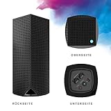 Linksys WHW0303-EU Velop grenzenloses Tri-Band Mesh-WLAN-System (WLAN-Router/WLAN-Extender für das grenzenlose Mesh-Netzwerk, AC6600, 3er-Pack, bis zu 525 m² Funkabdeckung) schwarz