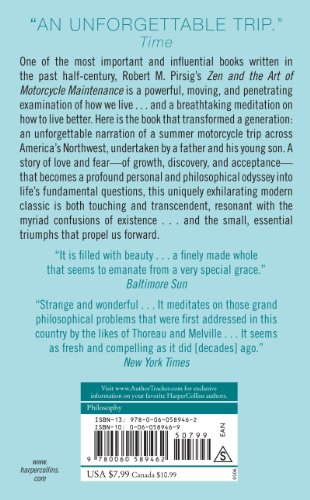 Livres Couvertures de Zen and the Art of Motorcycle Maintenance: An Inquiry Into Values