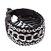 Sanwood Fashionable Women Hair Clip Barrette Ponytail Holder (Black-Silver)