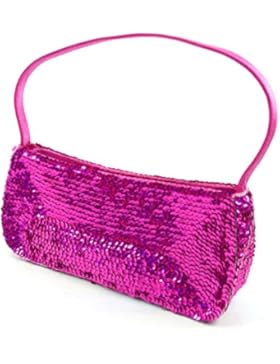 Damen-Handtasche Klein Pink Pailletten-Taschen Party Women-Bag