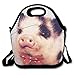 Produktbild fengxutongxue Lightweight Gourmet Lunch Bag Interesting Pet Pig 3D Print Lunch Box Handbag for Kids and Adults