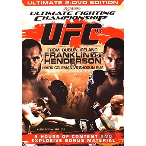 UFC 92: Ultimate 2008: Amazon.fr: DVD et Blu-ray