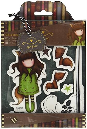 Simply Gorjuss The Fox Urban Stamps, Pack of 10, Multi-Colour