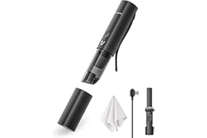 ASUSPORACE Cordless Desktop Vacuum Cleaner Mini, Portable Slim Handheld Desk Vacuum Cleaner for Remove Dust and Crumbs On Table/Car/Laptop/Pet/Handwork/Keyboard Cleaning, Rechargeable by USB Type C