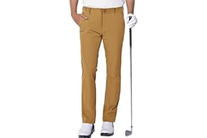 AOLI RAY Homme Golf Pantalon Imperméable Extensible Sports Golf Pants avec 4 Poches