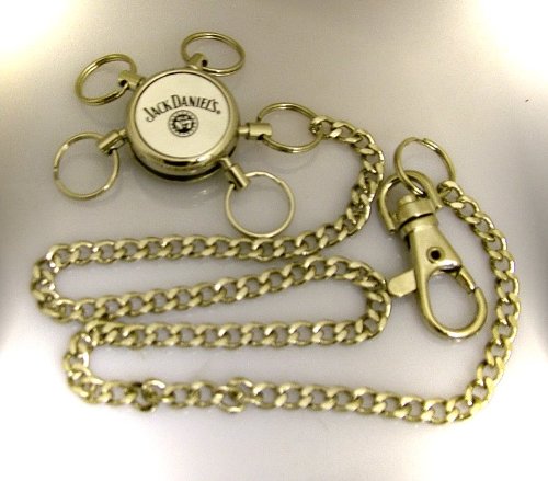 Preisvergleich Produktbild Jack Daniels Schlüsselring an langer Kette