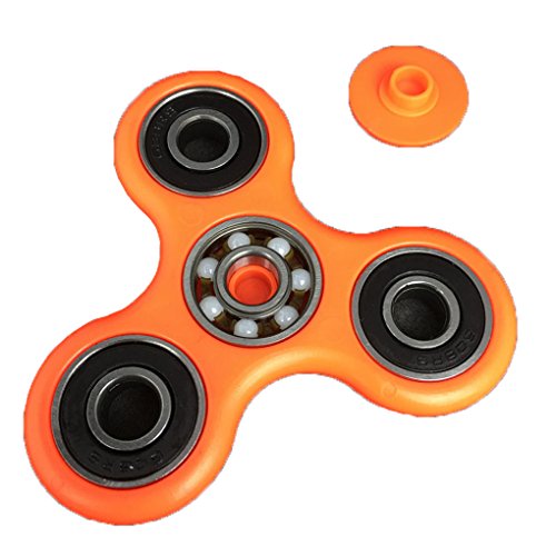 Nilover Fidget Hand Finger Spinner Toy for Relieving Stress Toy Stress Reducer (Orange) Nilover Fidget Hand Finger Spinner Toy for Relieving Stress Toy Stress Reducer (Orange)