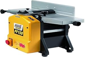 FEMI JOB LINE FM-PF150 - Cepilladora Regruesadora 1250W - Mesa Aluminio - Avance Automático - Regulación Milimétrica - Seguridad Anti-Arranque - Guía Inclinable 90° a 135°