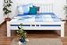 Produktbild Bett "Easy Sleep" K8 inkl.1 Abdeckblende, 180 x 200 cm Buche Vollholz massiv weiß lackiert