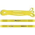 Chennai Super Kings CSK Official Merchandise Heavy Resistance Band for Workout Exercise & Stretching Pull Up Bands for Home, Gym Men & Women Resistance Bands Loop Bands Toning Bands Yellow (3-7 Kg)