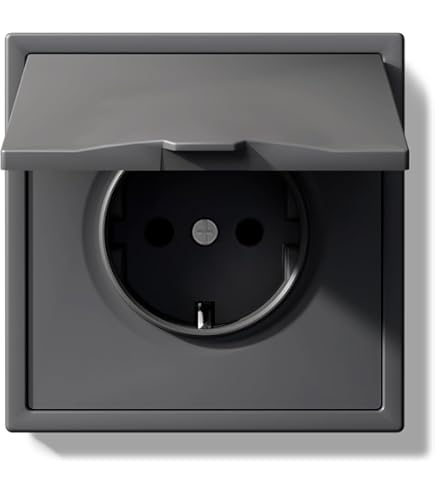 ION Industries Stopcontact Half Opbouw 2-voudig Met Randaarde | USB A %2b Usb C | Mat Zwart Lio00294 M1 Big
