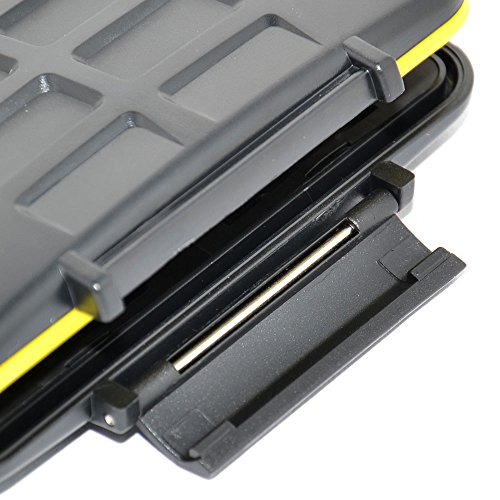 JJC MC-CF4 – Speicherkarten Schutzbox für 4 x Compact Flash Karten (CF Cards) – Wasserdicht - 4