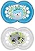 MAM 66706011 Original Silicone Pack of 2 Soothers for Boys 16 Months Upwards Sorted by Colour / Motif BPA Free