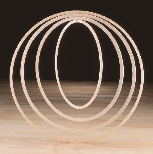 Gymnastikreifen, aus Holz (Stück)