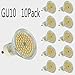 Produktbild 10 Stück 5W 220V GU10 430 lm warme weiße LED vertiefte Beleuchtung 2700K Punkt Glühlampe