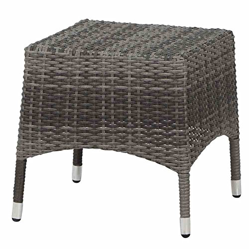 Preisvergleich Produktbild Siena Garden Hocker, Marina, graphit, 46x46x44 cm, 553829