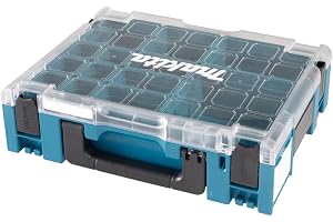 Makita 191 x 80-2 klart lock Makpac med inlägg, 191X80-2