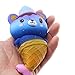 Produktbild ALIKEEY Kinder Lernspielzeug, Meerjungfrau Galaxy Bear Creme duftenden Squishy langsam steigenden Squeeze Strap Kinder Spielzeug FÜR Mädchen Jungen FÜR Mädchen Jungen