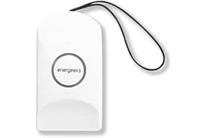 energeeks - Mini Alarma para Pomo de Puertas - Protección del Hogar - Seguridad Autónoma - Fácil Instalación - Sin Necesidad de App - Sin Necesidad de Conexión a Internet
