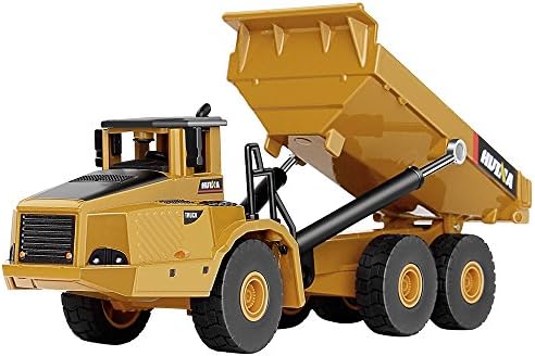 AUKWING Alloy Articulated Dump Truck Model Collection Toy For Kids Adults