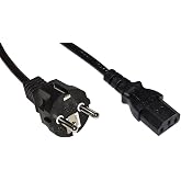 Link LKSK30D Schuko Power Cable - IEC C13 Socket Straight 3 m